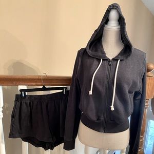 Like New American Eagle Jacket and Short Set